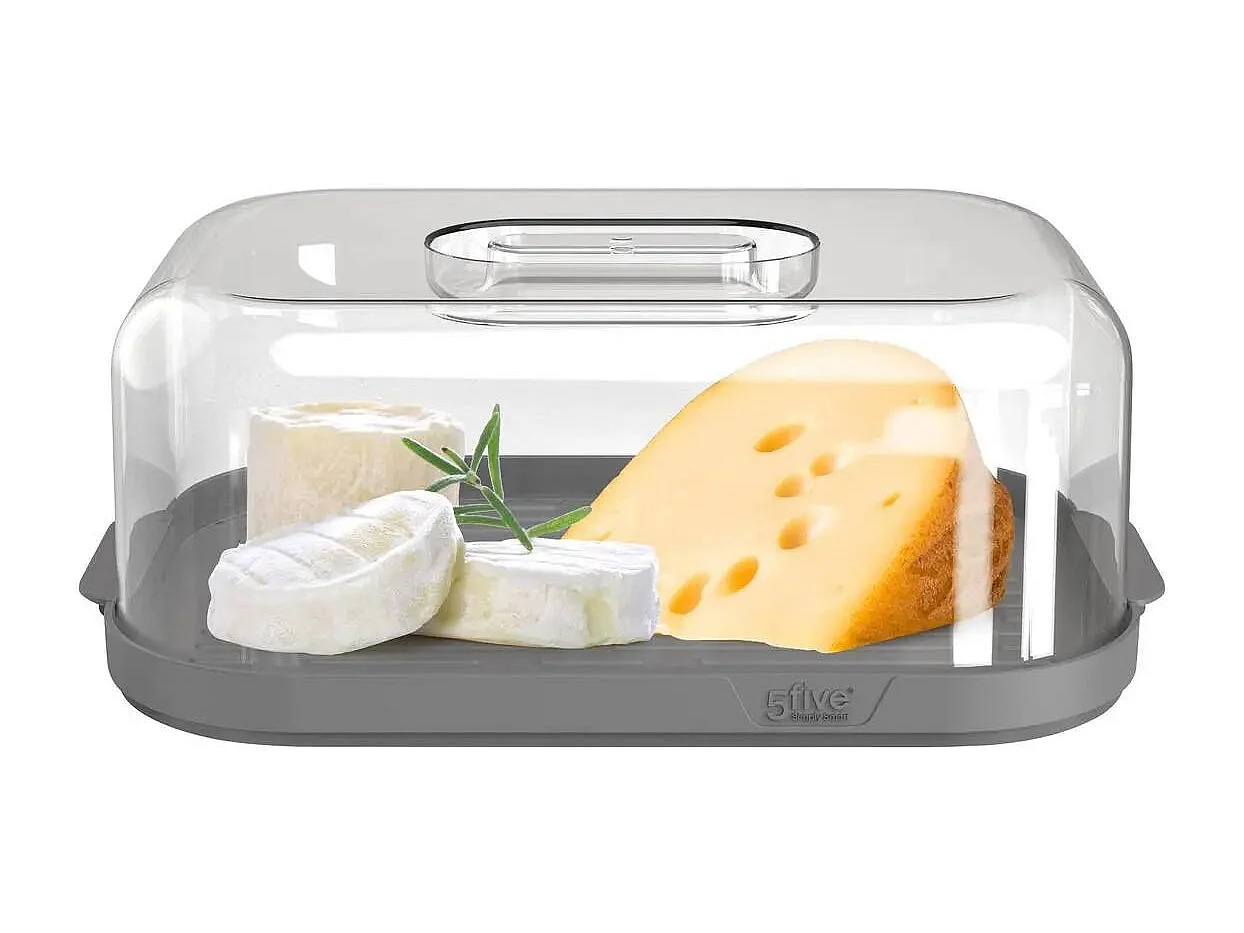 Boîte à Fromage "Fresheat" 28cm Gris