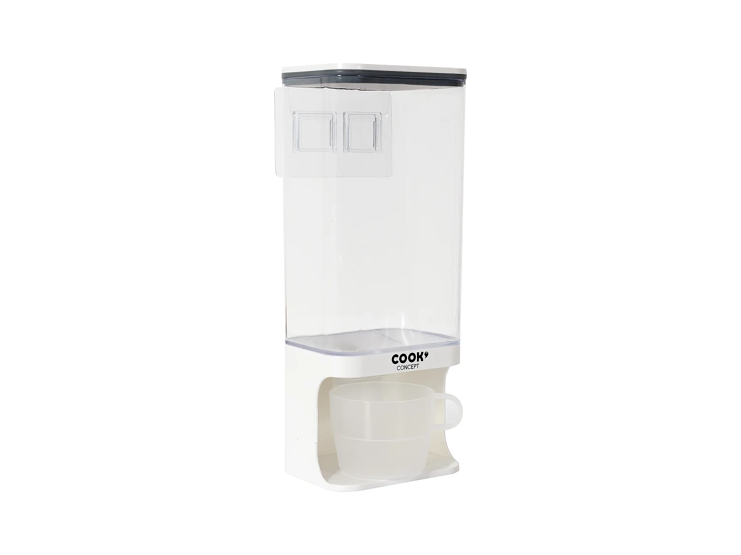 Distributeur 1.5l Avec Recipient Blanc, Gris