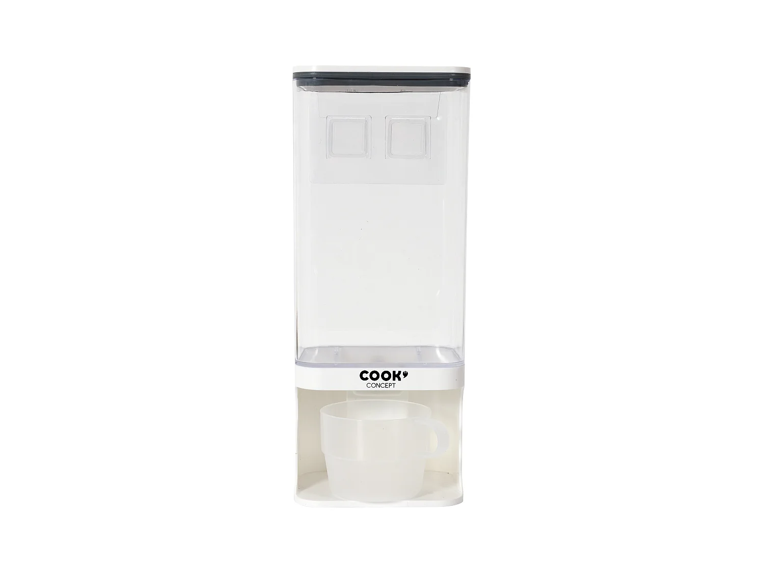 Distributeur 1.5l Avec Recipient Blanc, Gris
