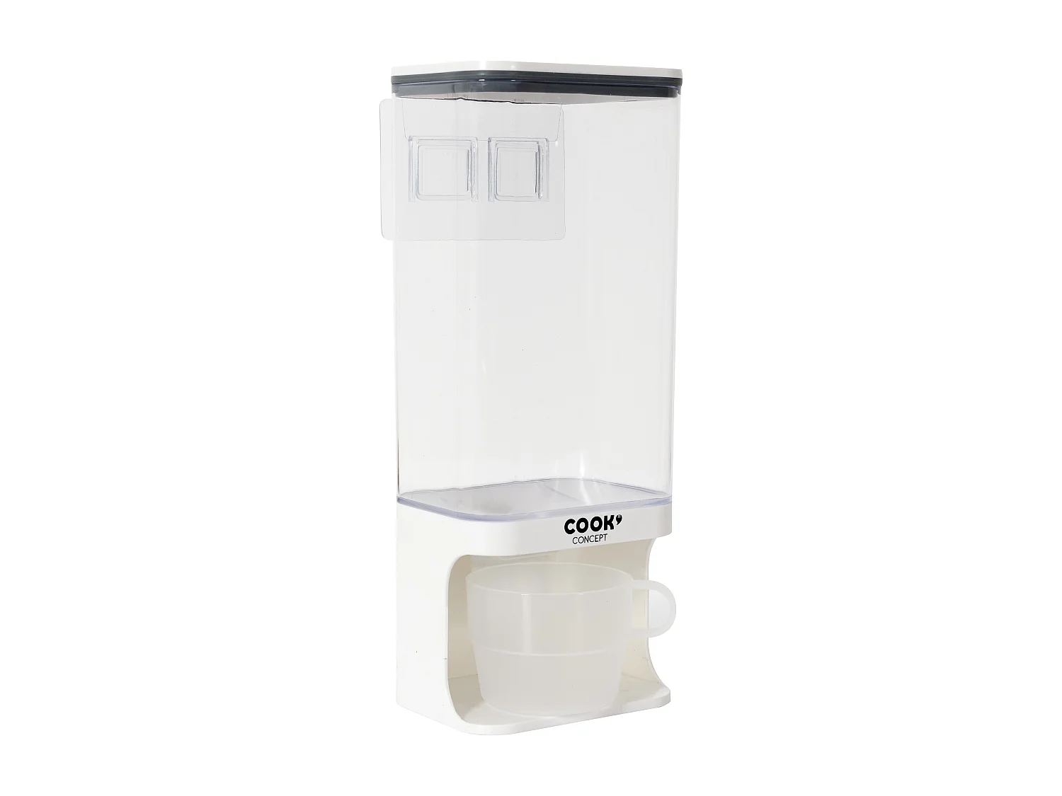 Distributeur 1.5l Avec Recipient Blanc, Gris