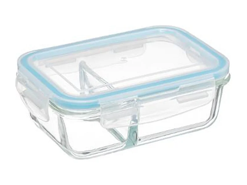 Boîte de Conservation Verre "Clipeat" 1,1L Bleu