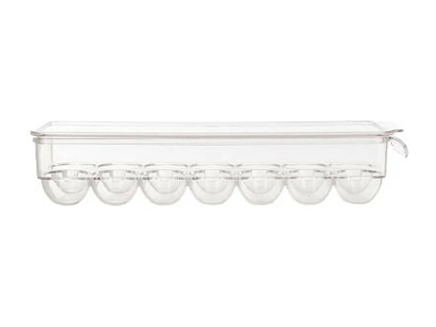Bac de Rangement Frigo "14 Oeufs" 37cm Transparent