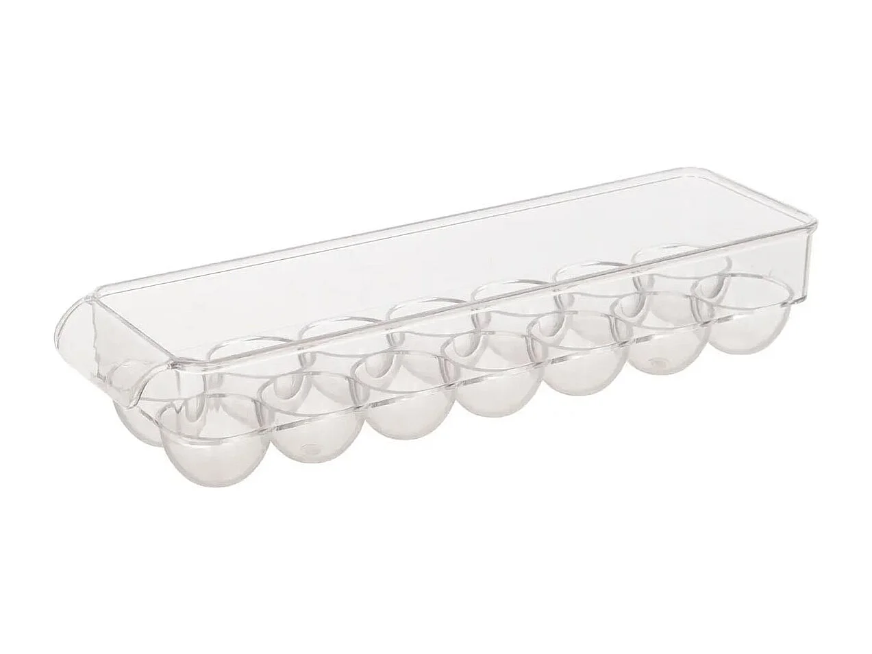 Bac de Rangement Frigo "14 Oeufs" 37cm Transparent