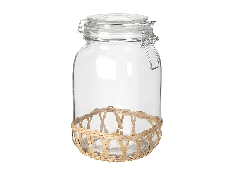 Bocal Mirage 1.5l Transparent, Marron