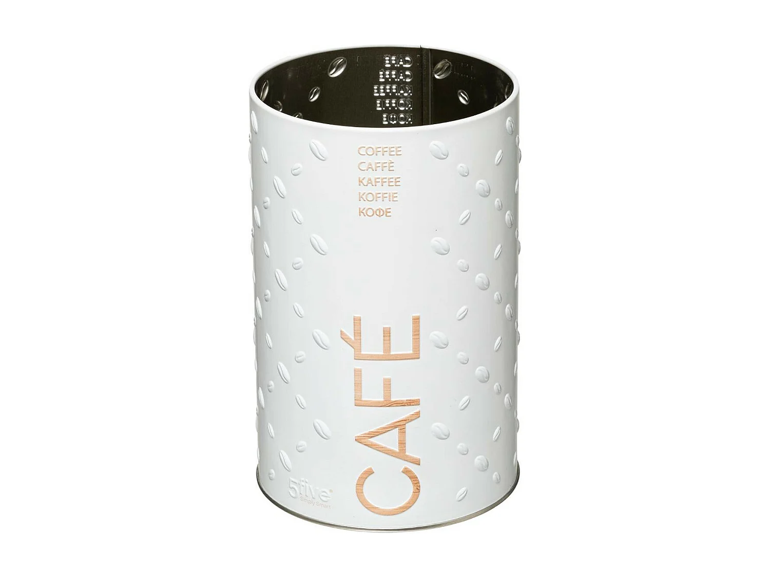 Boîte à Café "Scandi" 19cm Blanc