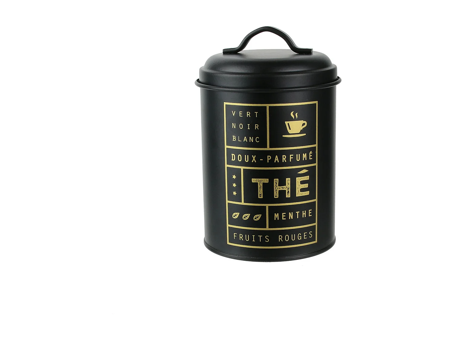 Boite A The Metal Black Mat Noir, Or