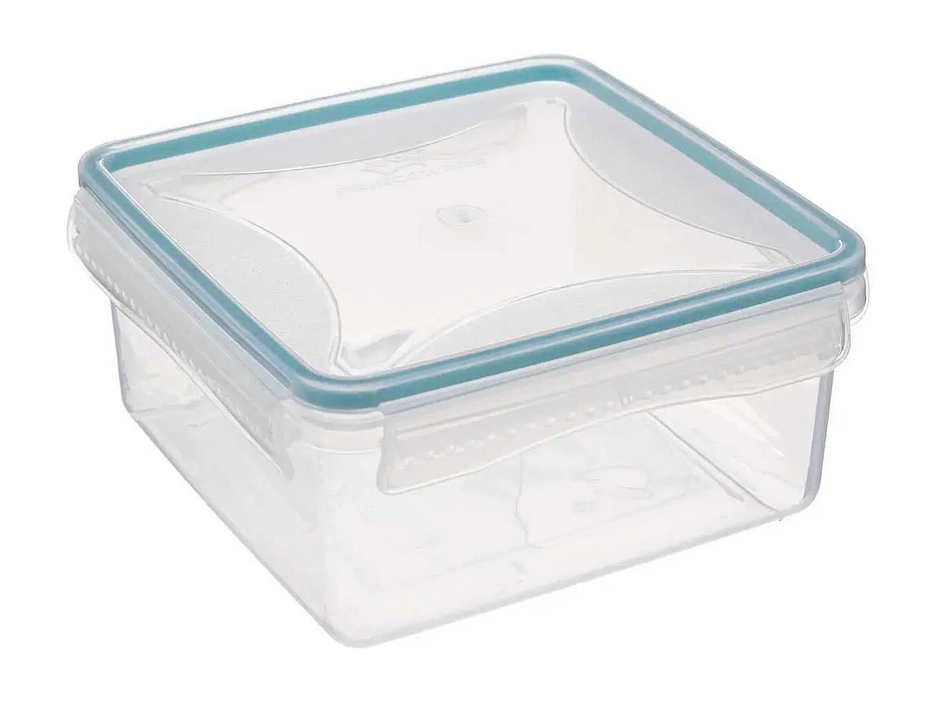 Lot de 3 Boîtes de Conservation Carrées "Clipeat" 15cm Bleu