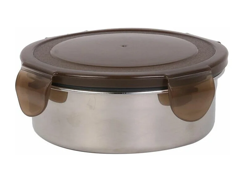 Boîte de Conservation Inox "Attid" 14cm Gris