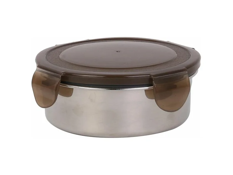 Boîte de Conservation Inox "Attid" 14cm Gris