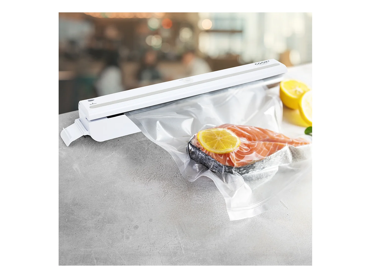 Machine Mise Sous Vide Alimentaire Blanc