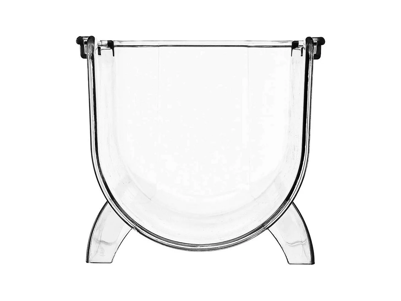 Bac de Rangement Bouteille Vin "Frigo" 20cm Transparent