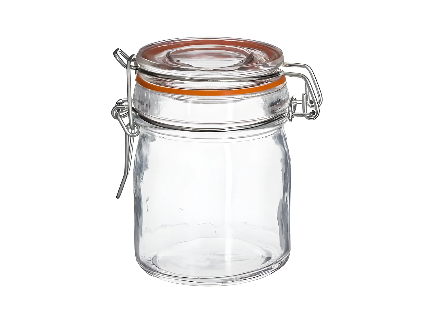 Lot de 8 Pots en Verre "Hermétique" 15cL Transparent