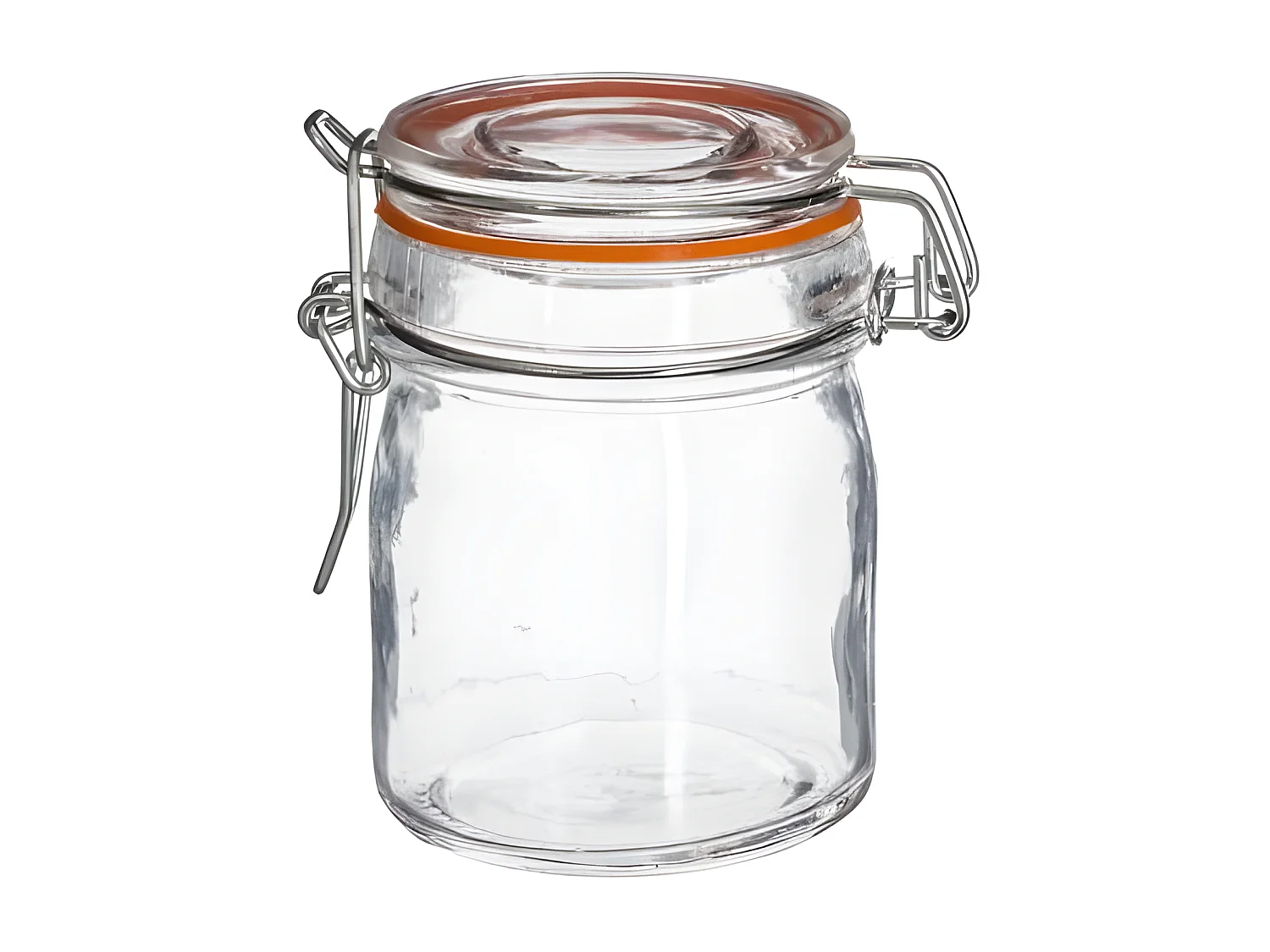 Lot de 8 Pots en Verre "Hermétique" 15cL Transparent