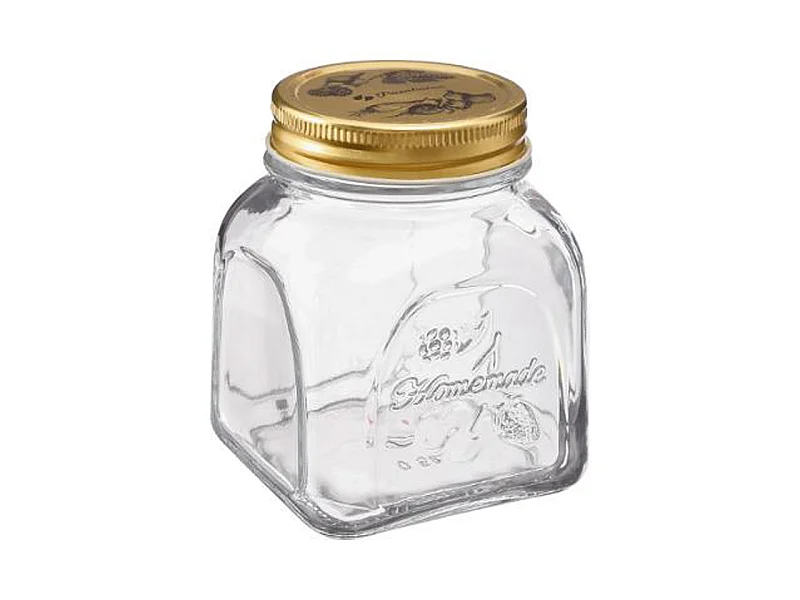 Bocal en Verre "Homemade" 12cm Transparent