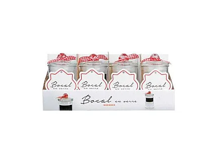 Bonbonnière en Verre "Vintage" 11cm Transparent