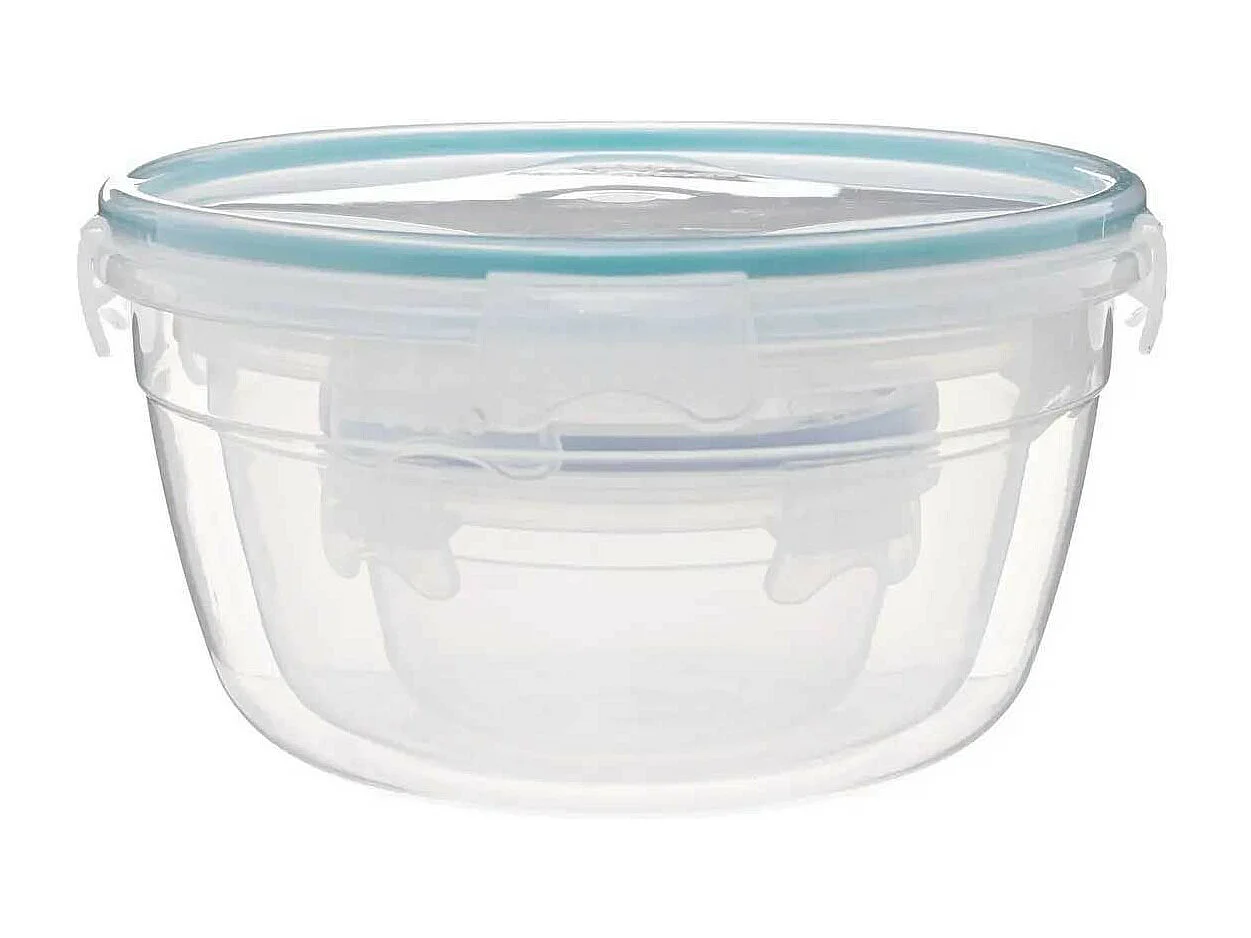 Lot de 3 Boîtes de Conservation Rondes "Clipeat" 18cm Bleu