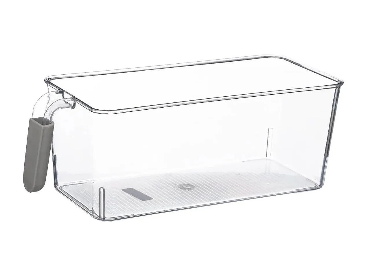 Bac de Rangement Frigo "Poignée" 17cm Transparent