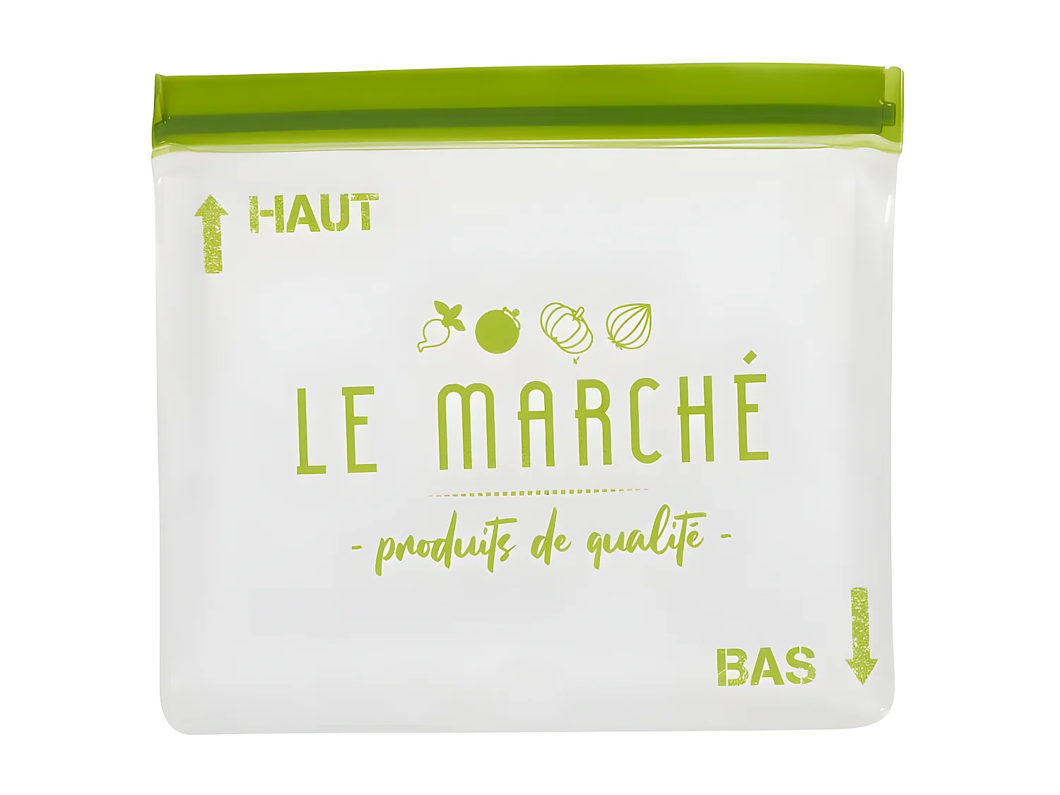 Lot de 2 Sacs de Conservation "Green" 28cm Vert