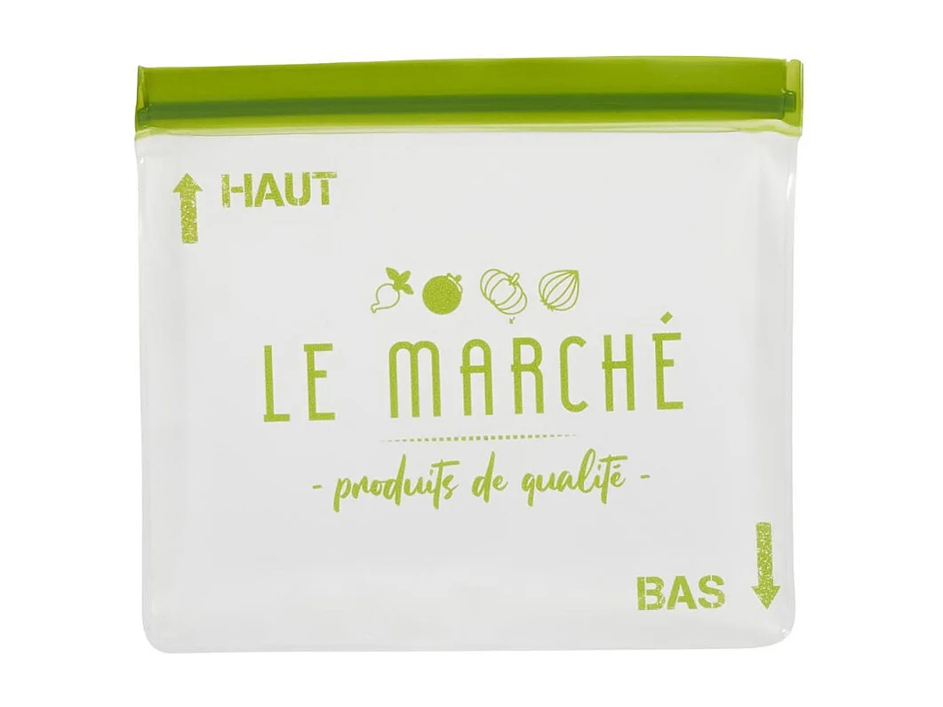 Lot de 2 Sacs de Conservation "Green" 28cm Vert