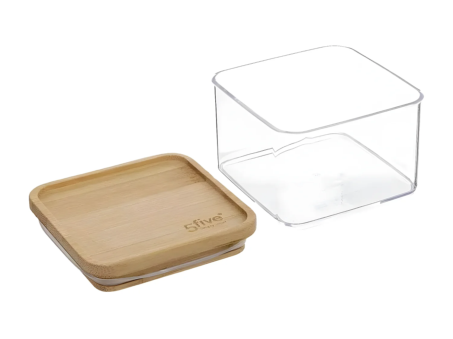 Boîte de Conservation Carrée "Eske" 1L Naturel