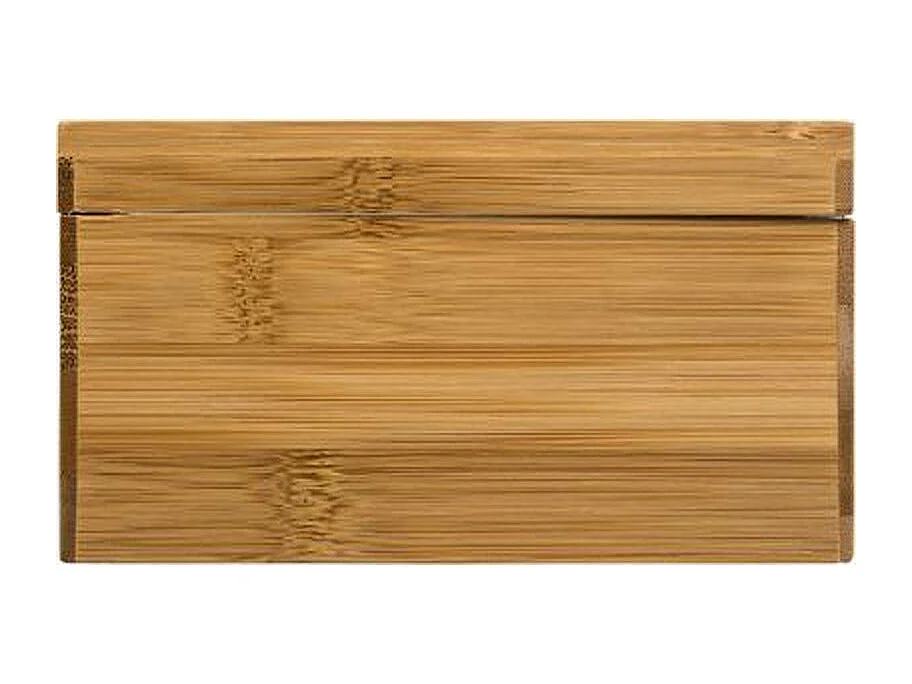 Boîte à Thé 6 Compartiments "Writ" 21cm Naturel