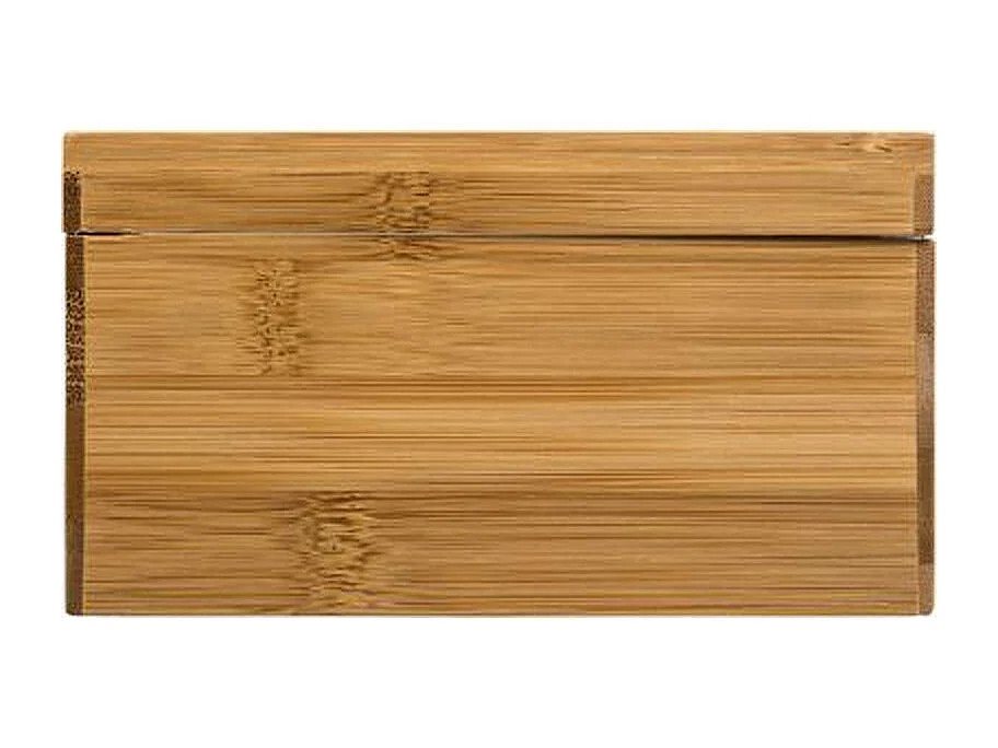 Boîte à Thé 6 Compartiments "Writ" 21cm Naturel