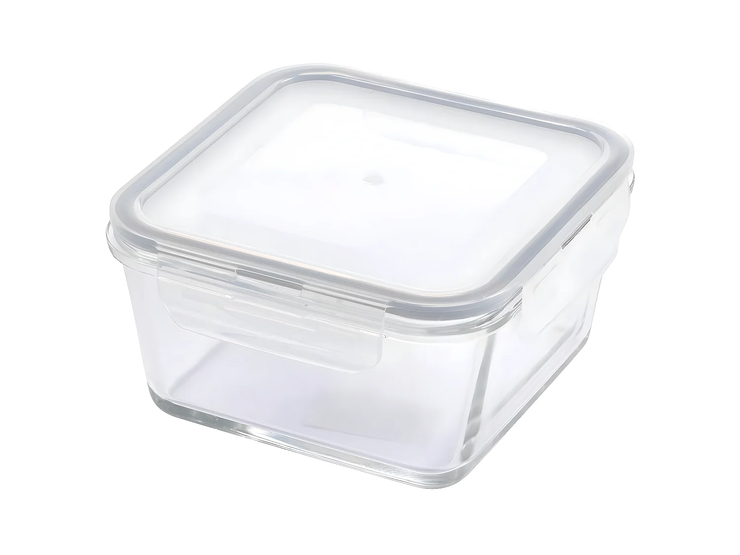 Boîte de Conservation Carrée "Tixo" 0,9L Taupe