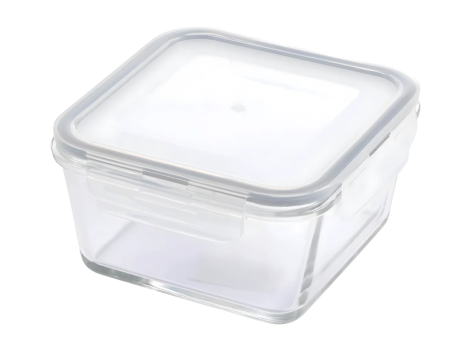 Boîte de Conservation Carrée "Tixo" 0,9L Taupe