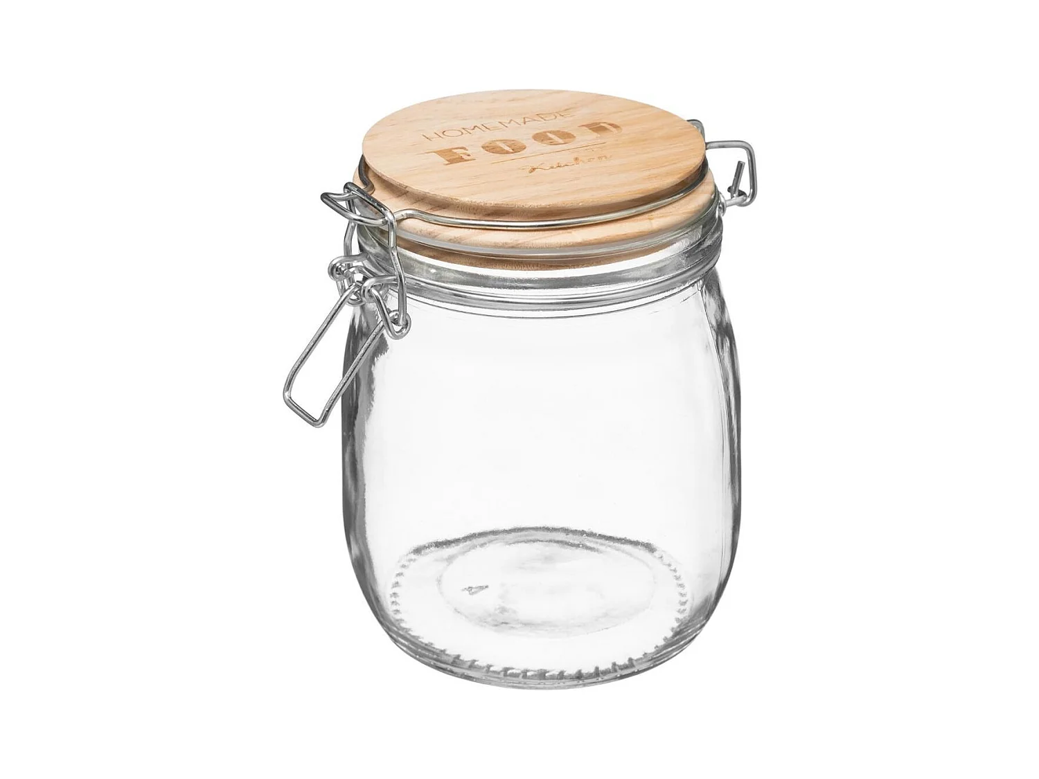 Bocal en Verre "Wording" 0,75L Transparent