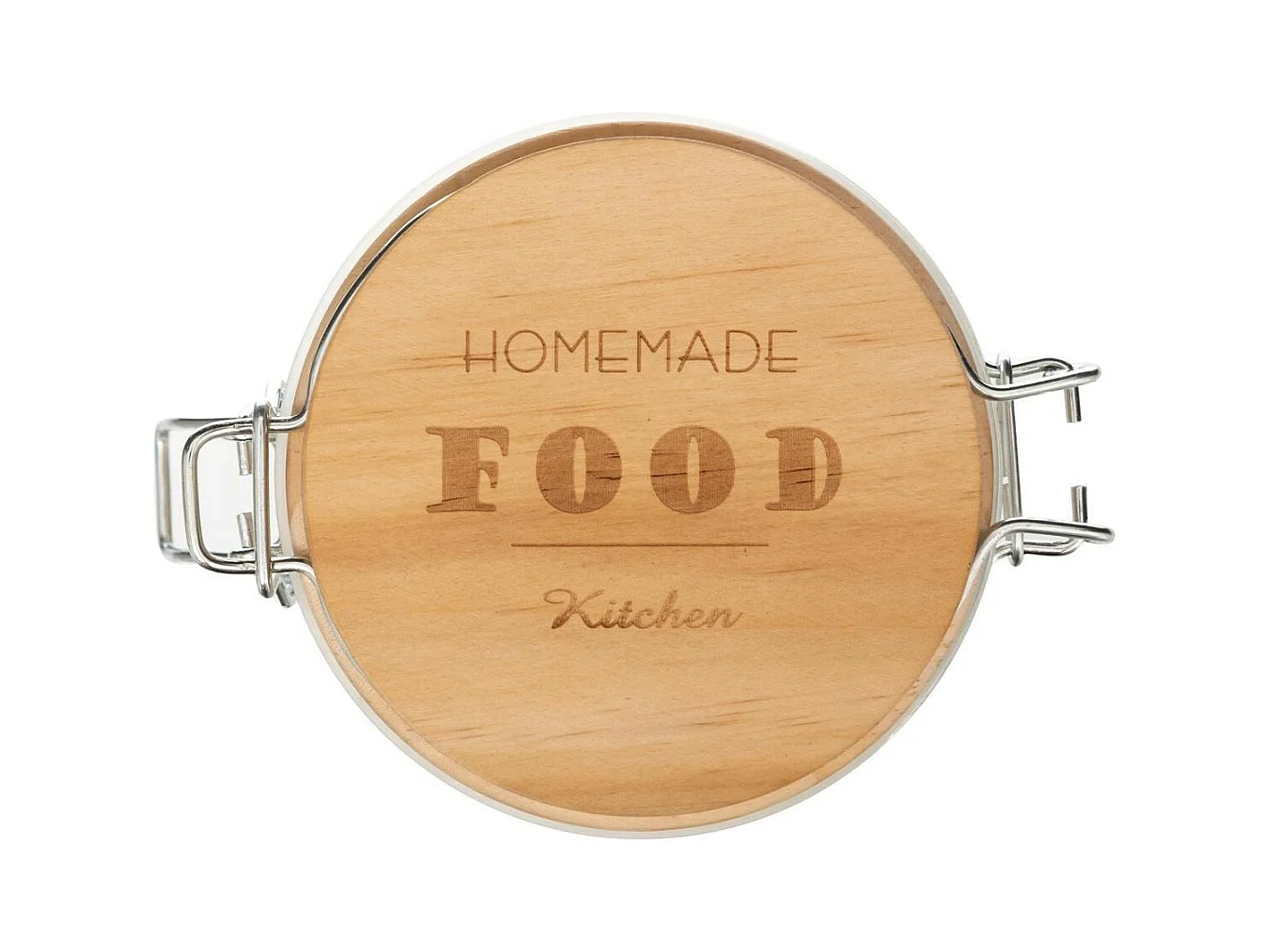 Bocal en Verre "Wording" 0,75L Transparent