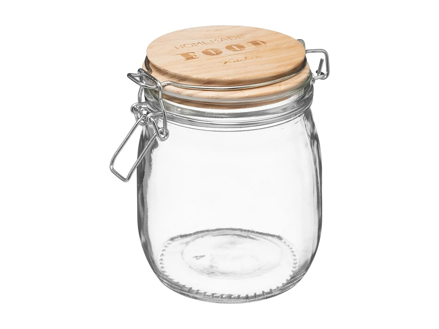 Bocal en Verre "Wording" 0,75L Transparent