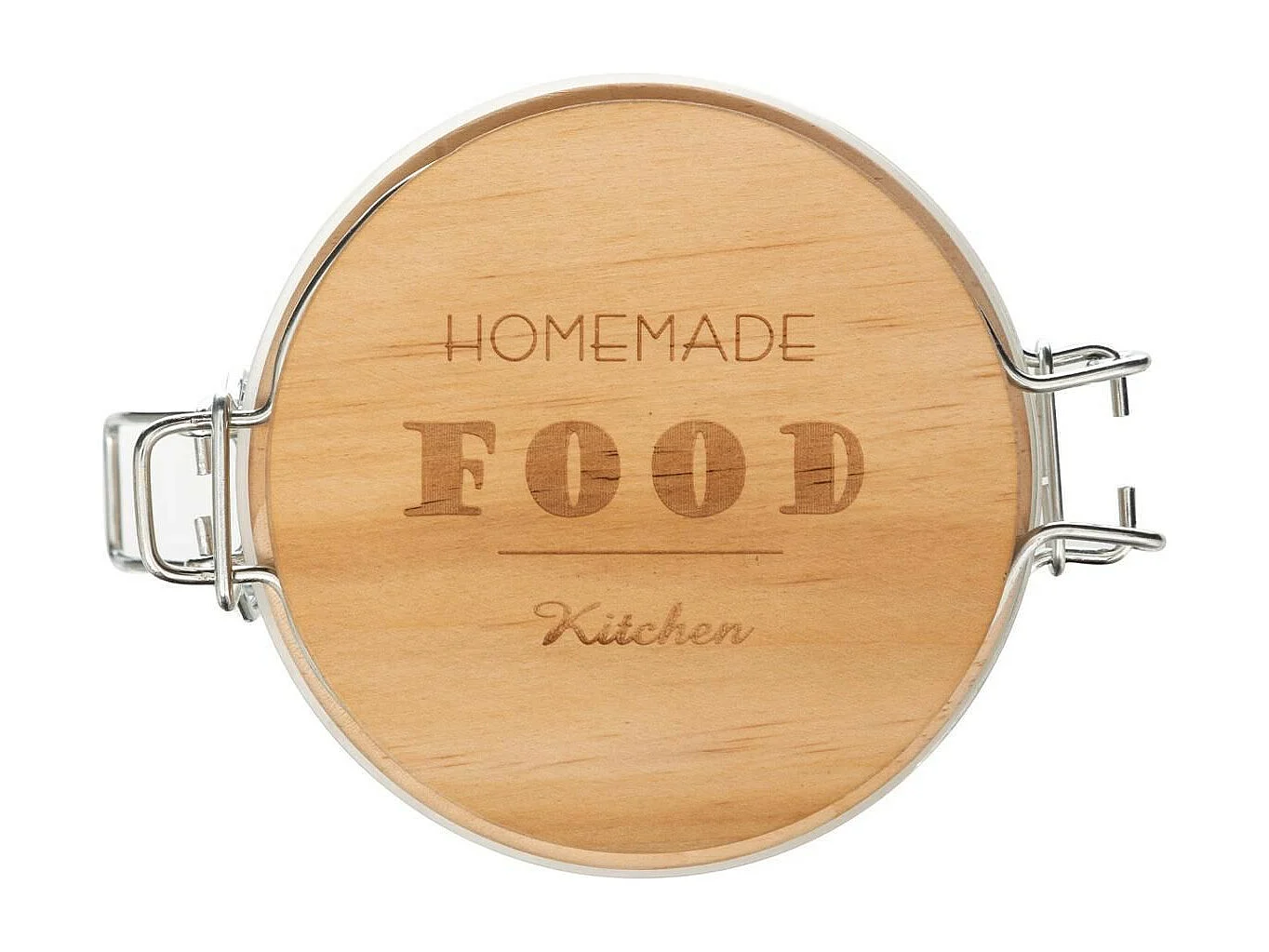 Bocal en Verre "Wording" 0,75L Transparent