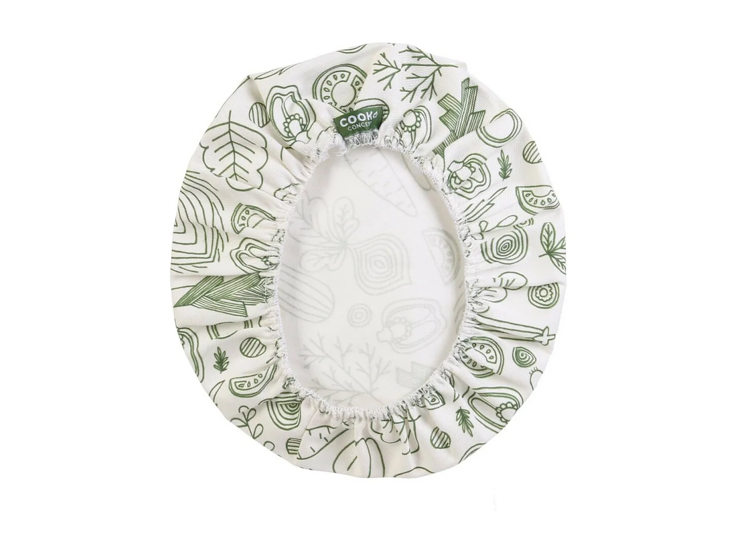 Lot de 3 Couvercles Tissu "Réutilisables" 21cm Blanc