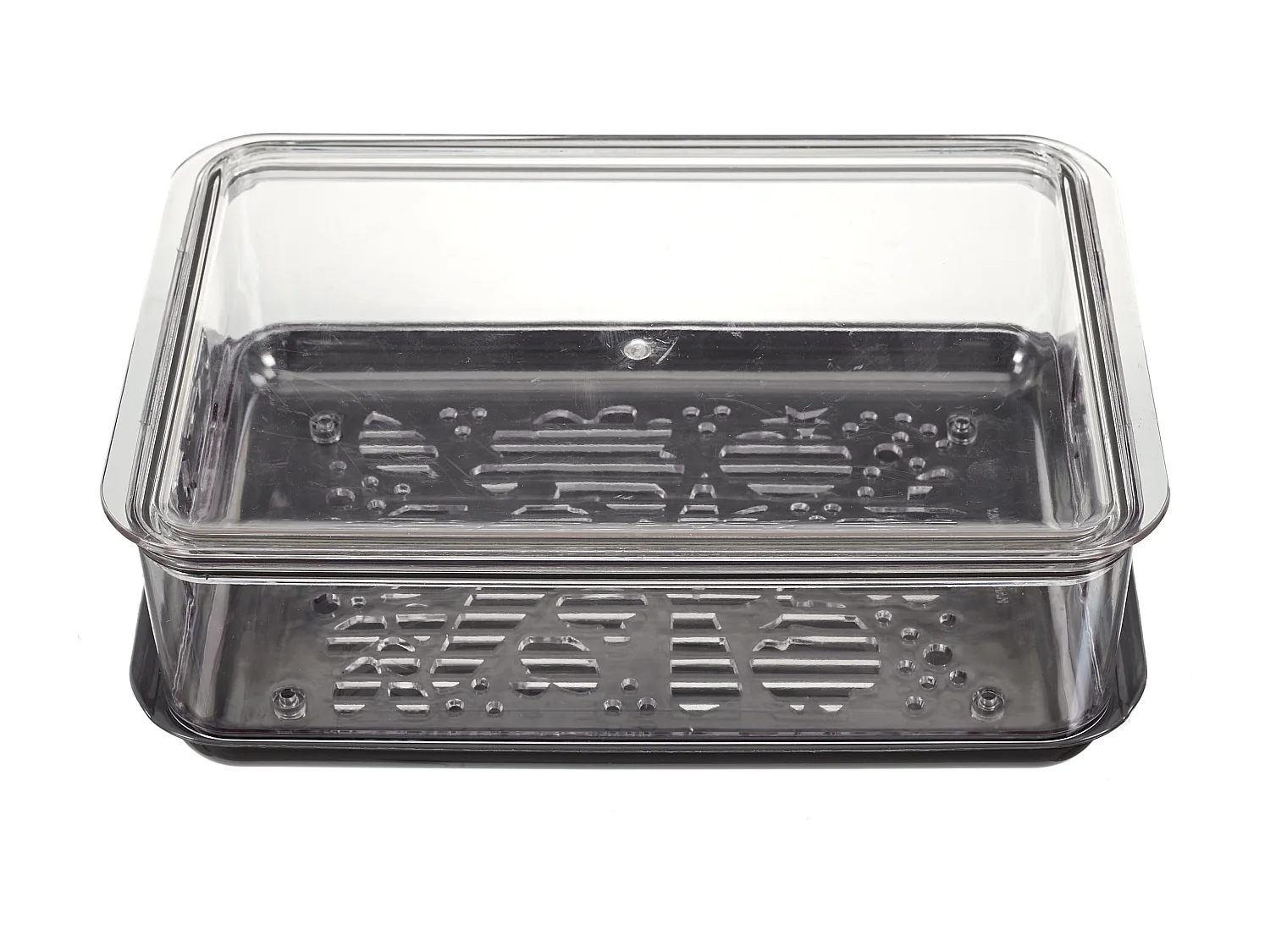 Boite De Conservation Fruit Et Legume 3.5l Transparent, Gris