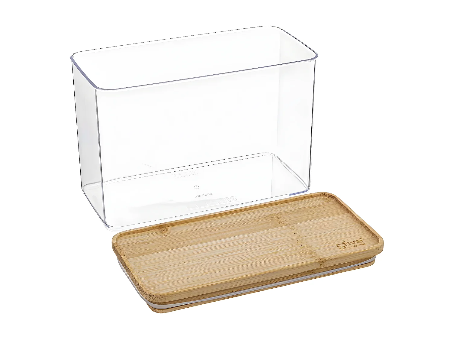 Boîte de Conservation Rectangulaire "Eske" 2L Naturel