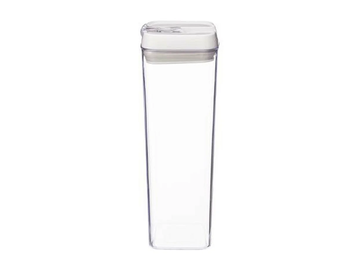 Bocal en Plastique Carré "Oslo" 1,7L Transparent