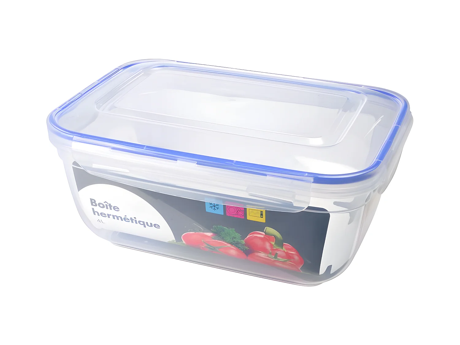Boîte de Conservation "Hermétique" 4L Bleu
