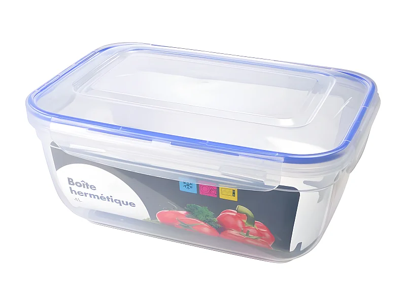 Boîte de Conservation "Hermétique" 4L Bleu