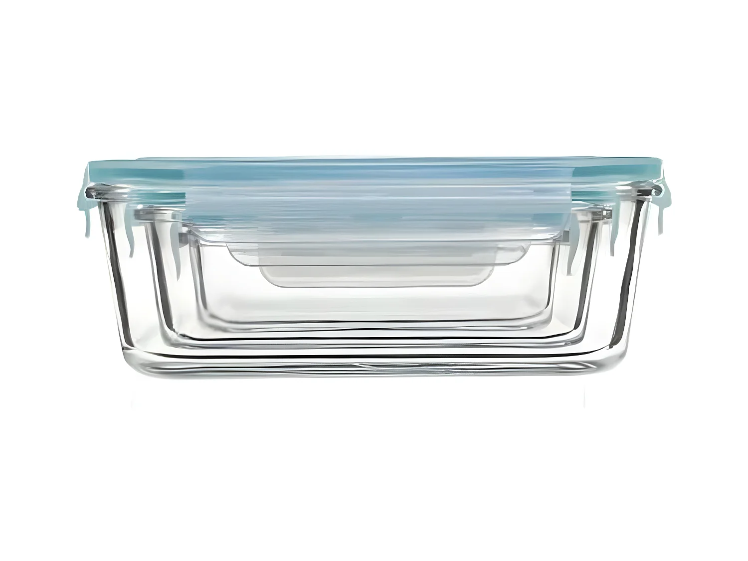 Lot de 3 Boîtes de Conservation "Clipeat" 18cm Bleu