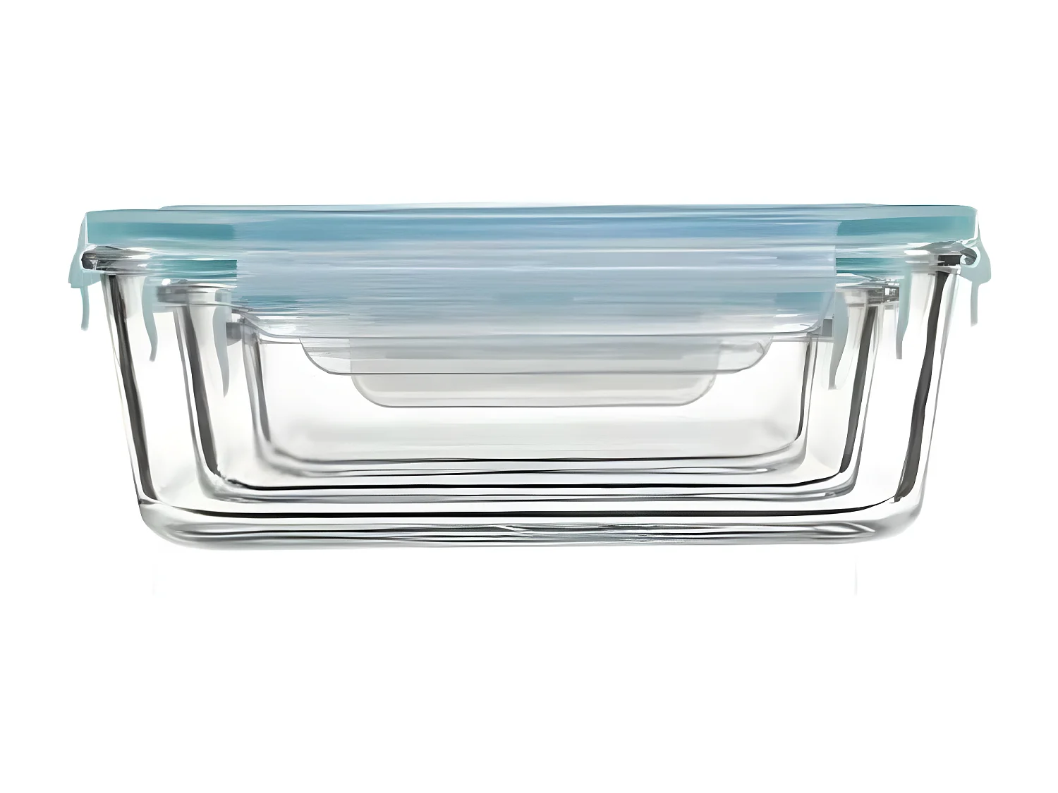 Lot de 3 Boîtes de Conservation "Clipeat" 18cm Bleu