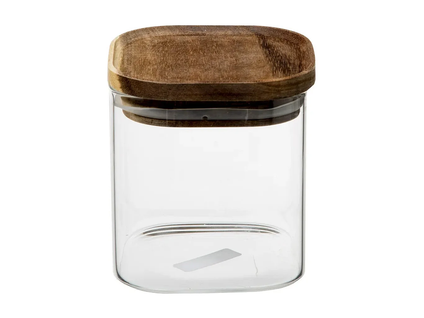 Bocal en Verre "Hermet" 0,6L Transparent & Marron