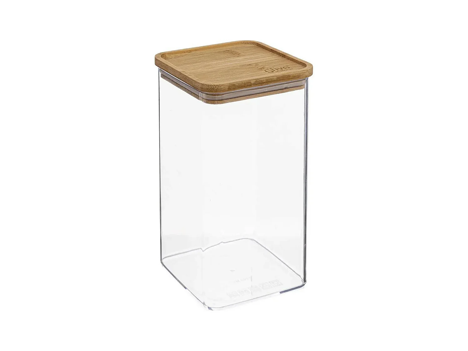 Boîte de Conservation Carrée "Eske" 1,5L Naturel