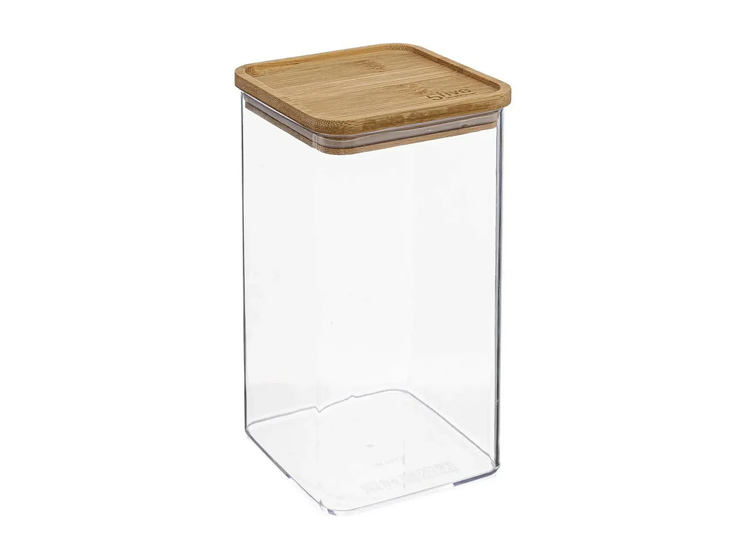 Boîte de Conservation Carrée "Eske" 1,5L Naturel