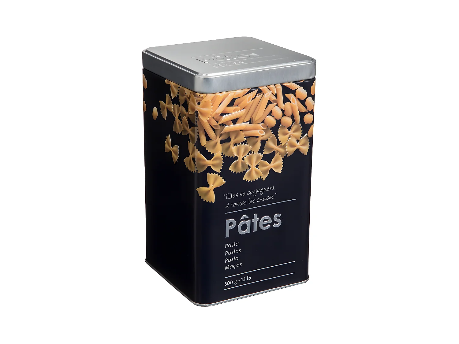 Boîte à Pates "Relief II" 18cm Noir