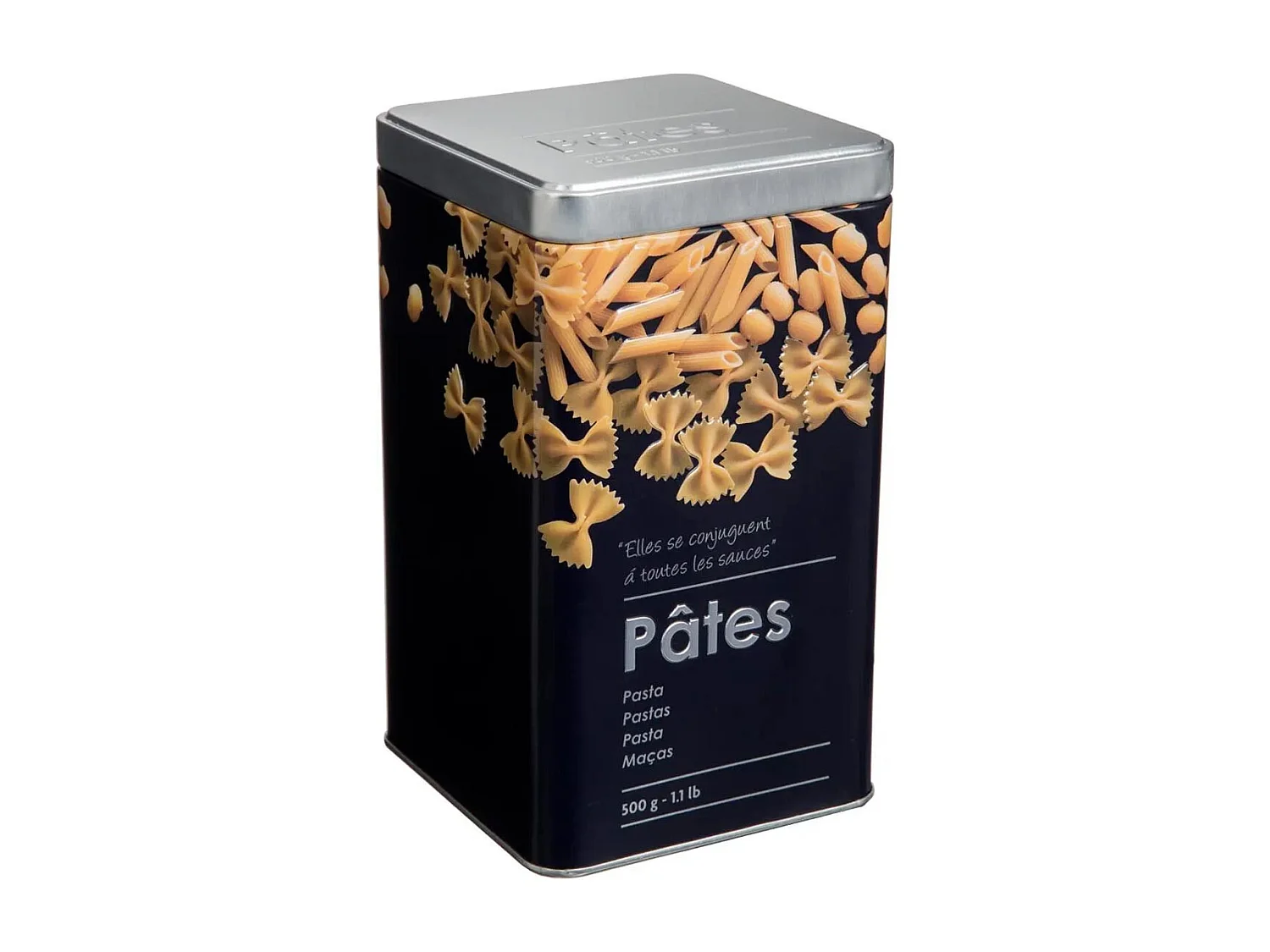 Boîte à Pates "Relief II" 18cm Noir