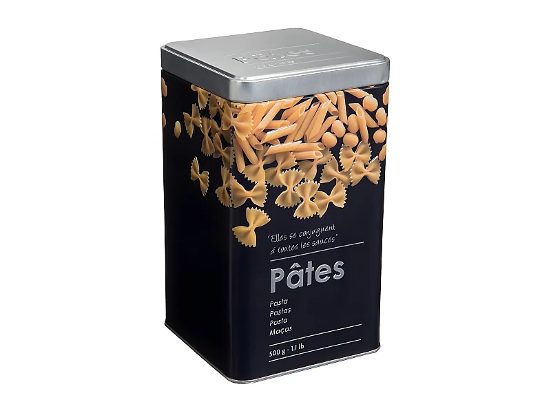 Boîte à Pates "Relief II" 18cm Noir