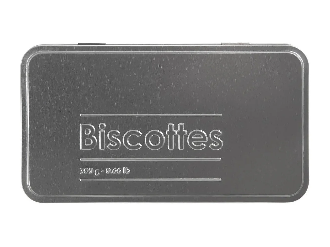 Boîte à Biscottes "Relief II" 24cm Noir