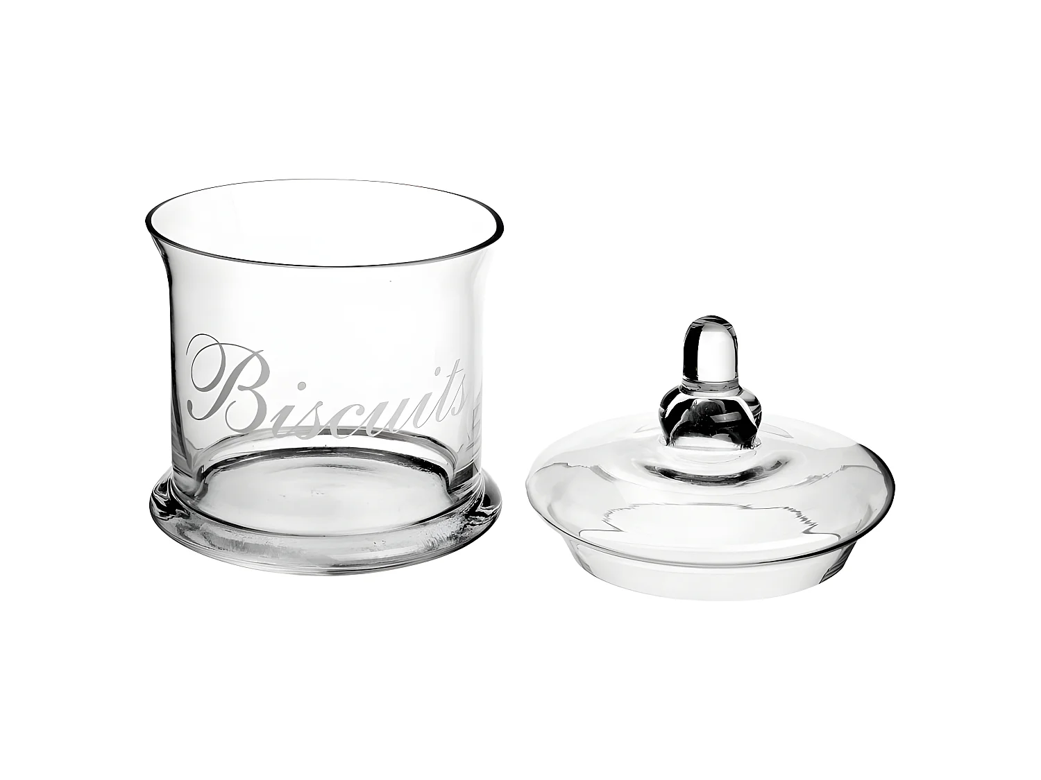 Bonbonnière "Biscuits" 19cm Transparent