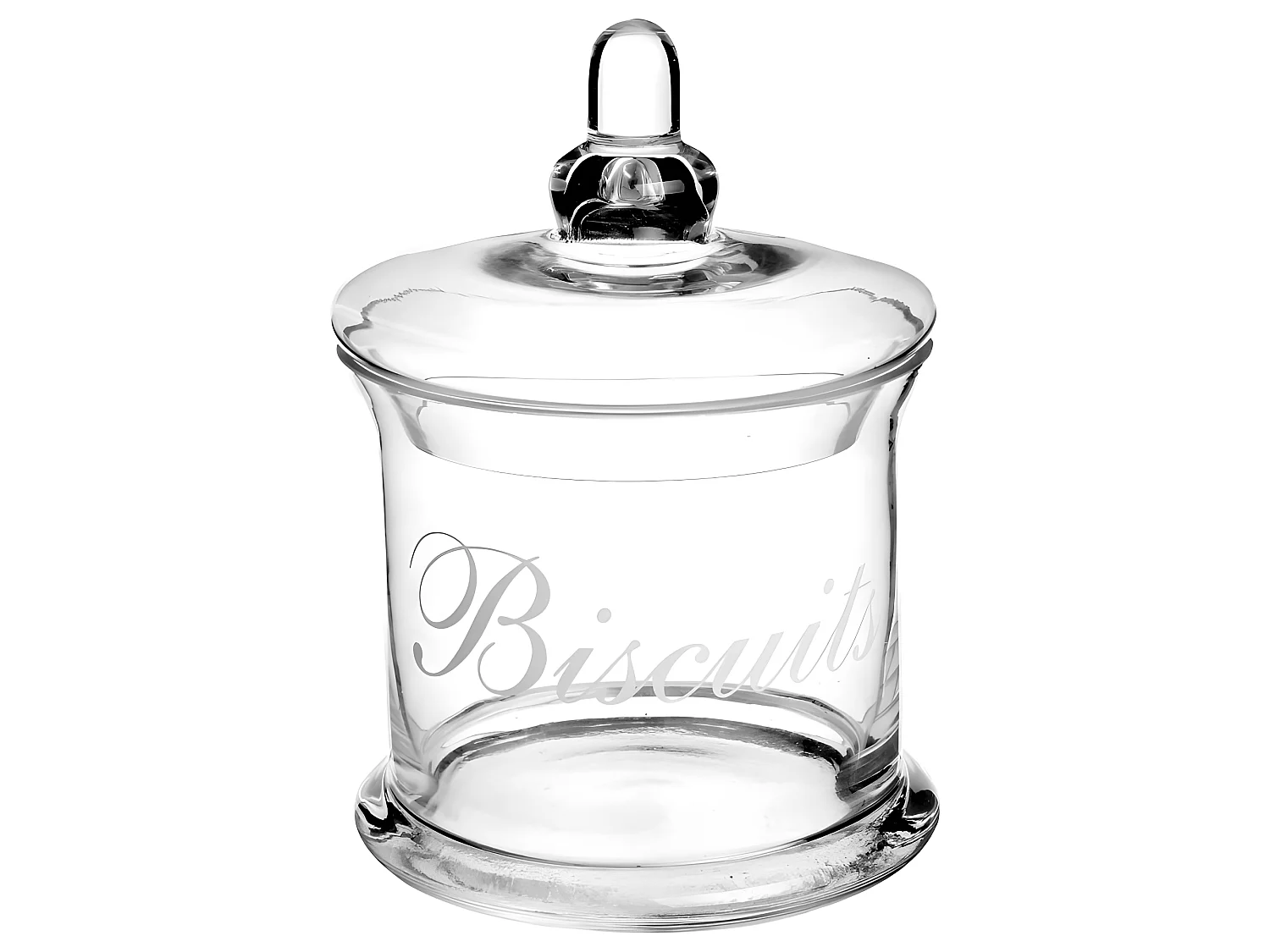 Bonbonnière "Biscuits" 19cm Transparent