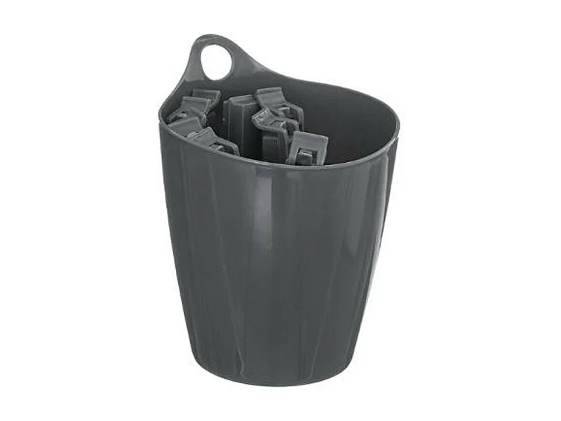 Lot de 25 Pinces à Fermeture "Hermétique" 10cm Gris & Rouge